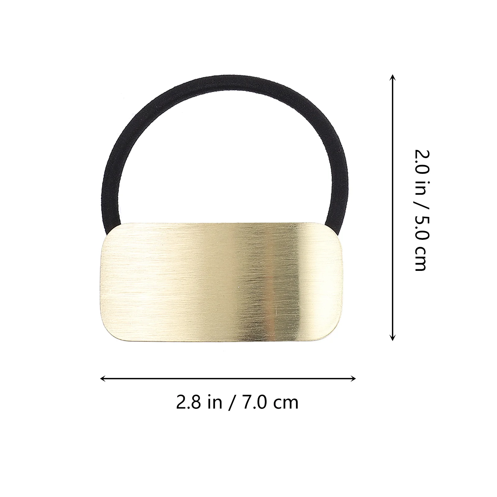 

4pcs Metal Holders Stylish Ponytail Holders For Women Hair Ties Elastic Hair Rings Strong Hold Travel Sport Party Elegant