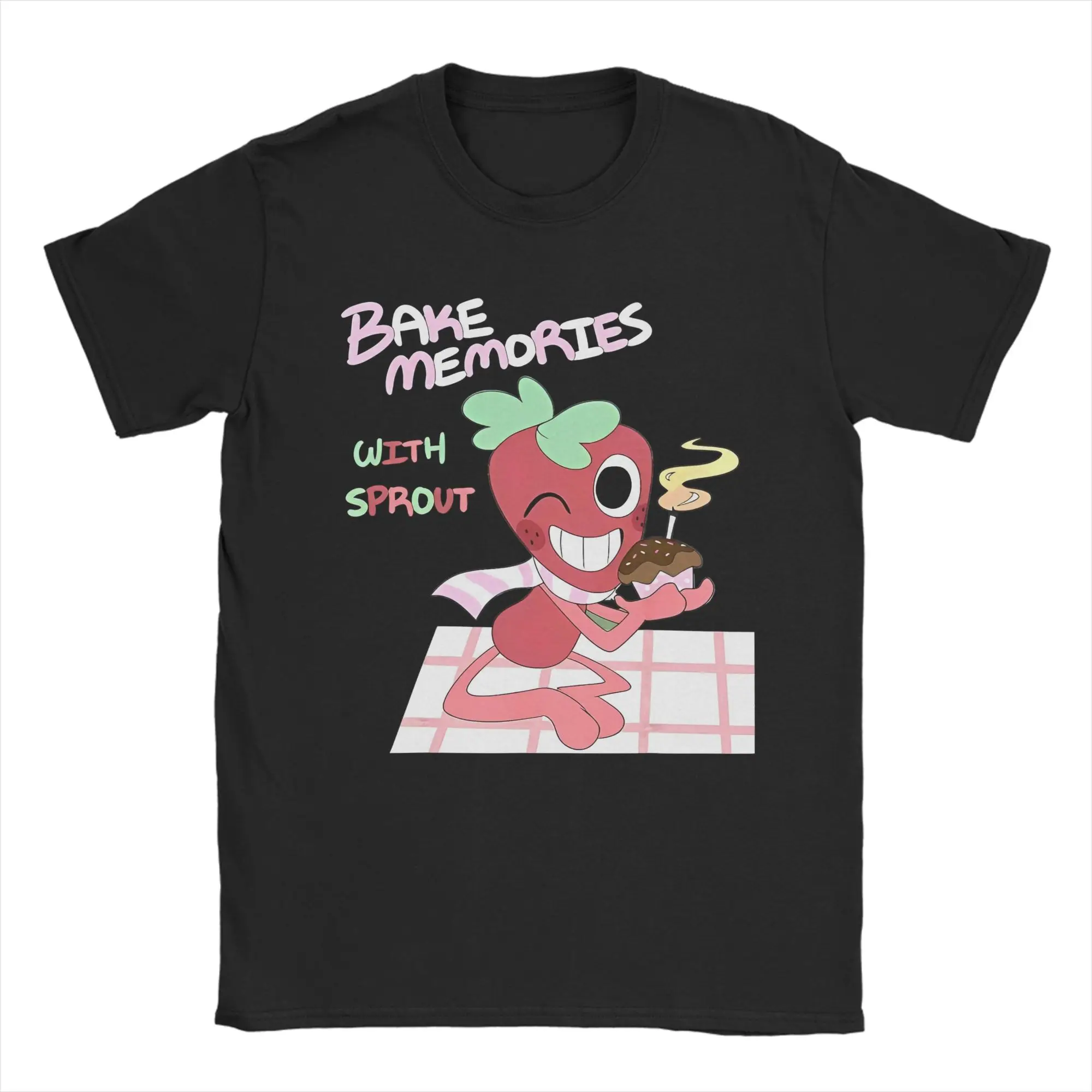 

Мужские футболки Bake Memories With Sprout Dandys, винтажная футболка с короткими рукавами и круглым вырезом, футболки из 100% хлопка, идея для подарка, одежда