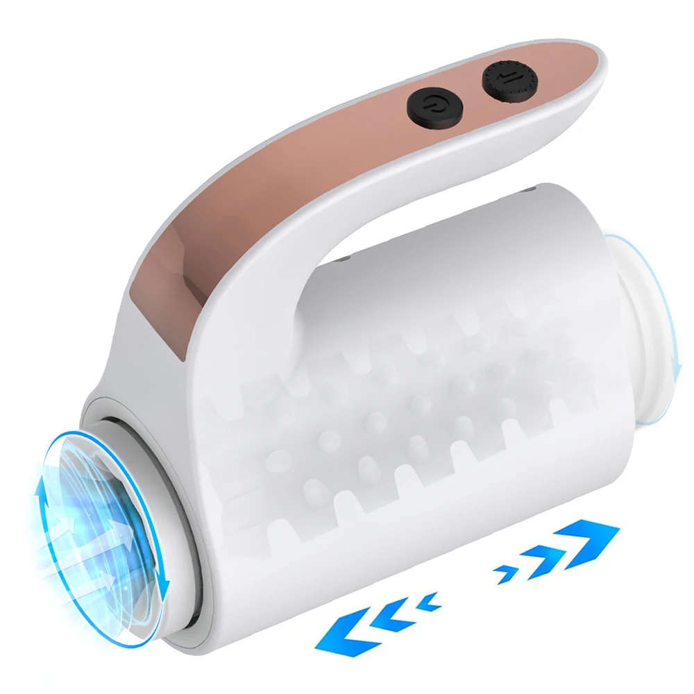 Automatic Telescopic Rotation Masturbator for Men  Oral Sex Vaginal  Masturbation Cup Kettle Shape Blowjob Sex Toys Adult Goods