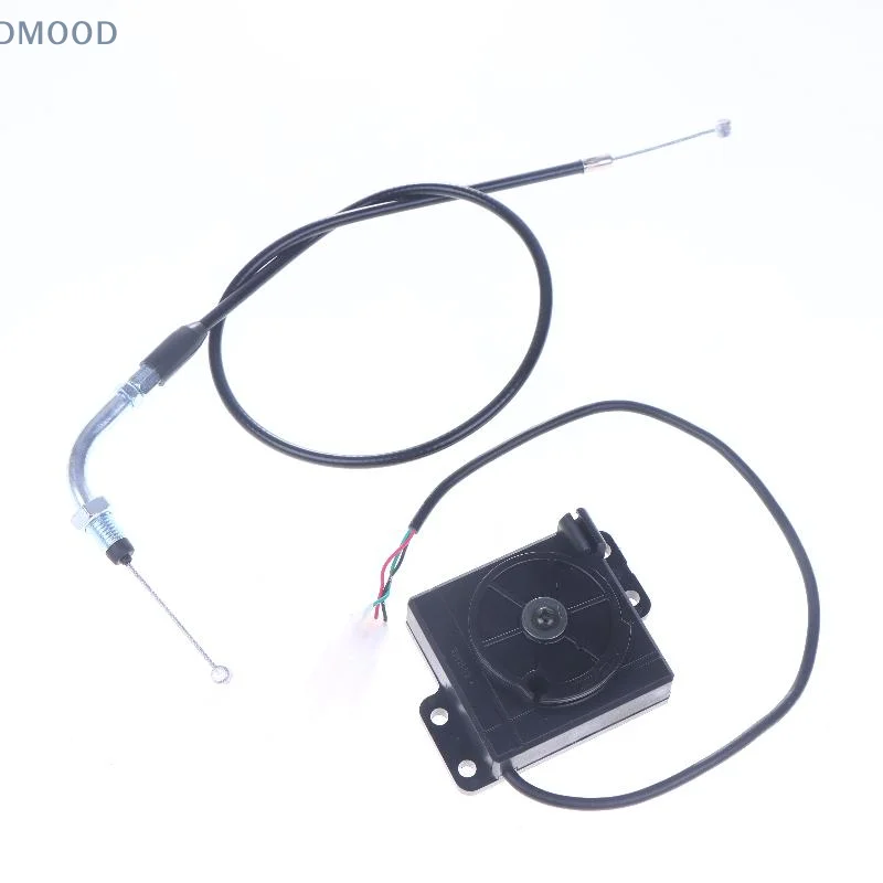 12V-99V Electric Motorcycle Scooter Accelerator Unit With Cable Line Set For Universal Throttle Grips