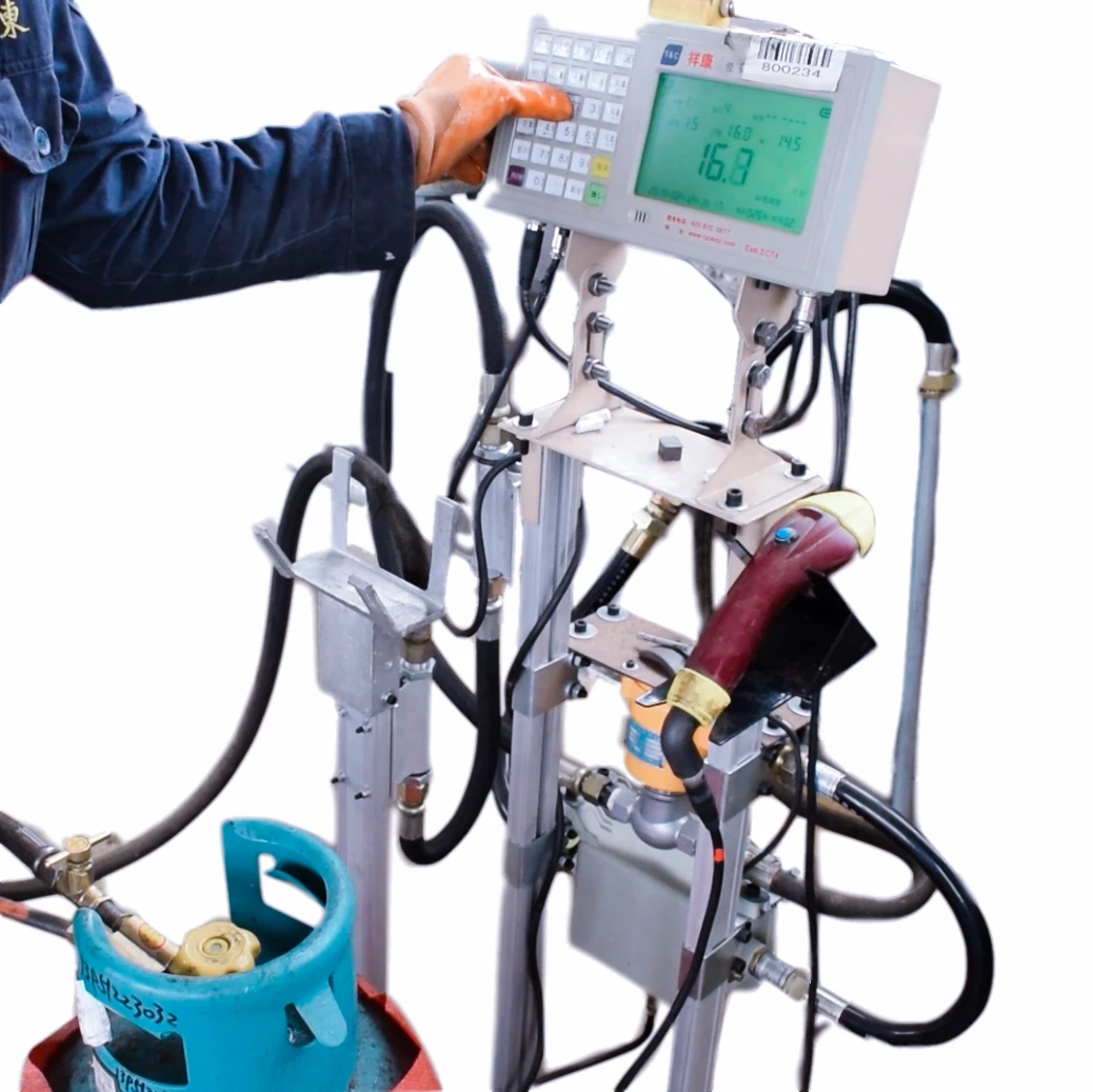 ATEX/ISO 9001 Certification Liquid Gas Filling Machine with Digital Record Software LPG