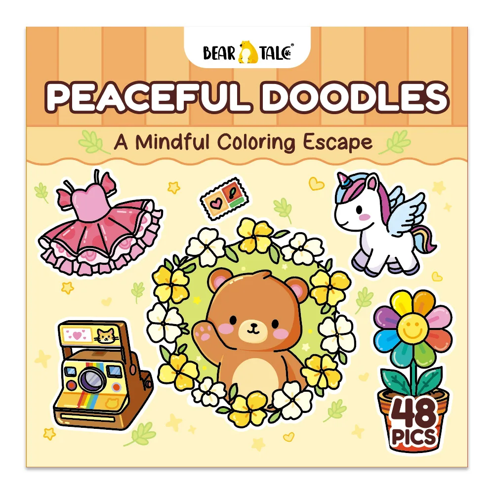 

Coloring Books Doodling Picture Books Relaxing and Stress-relieving Cute Coloring Books for Adults and Teenagers