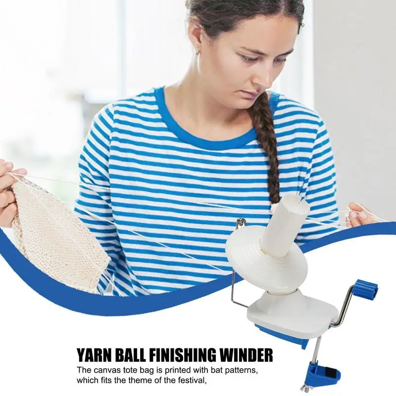 Large Yarn Fiber String Ball Wool Hand Operated Cable Winder Machine Household Winder Holder Winder Fiber