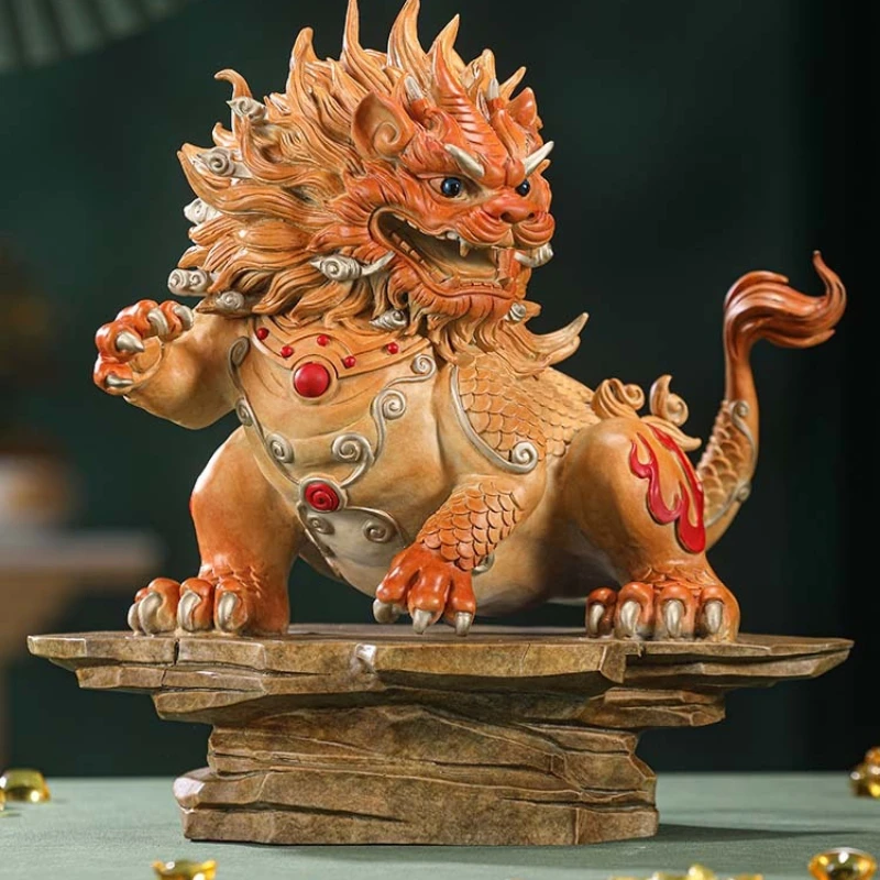 

Brass Pixiu ornament home living room office decoration housewarming gift