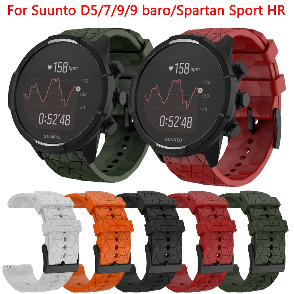 Wrist Strap for Suunto 7 9 baro Watch Silicone Smart Band For Suunto 9 7 D5 spartan sport wrist HR Wristband Replacement Bracele