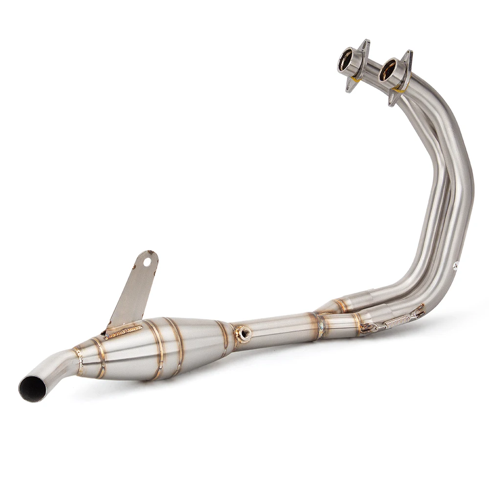 

Motorcycle Exhaust Manifold Street Racing Front Link Pipe Compatible Original Muffler For Yamaha R3 R25 MT03 MT25 2015-2026
