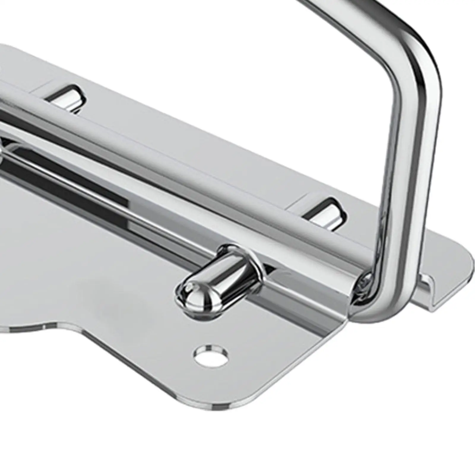2 Pieces Folding Pull Handles, Cabinet Lift Pull Rings Handle, Foldable Boat Latch for Drawers Lifting Door Chest, Wardrobe