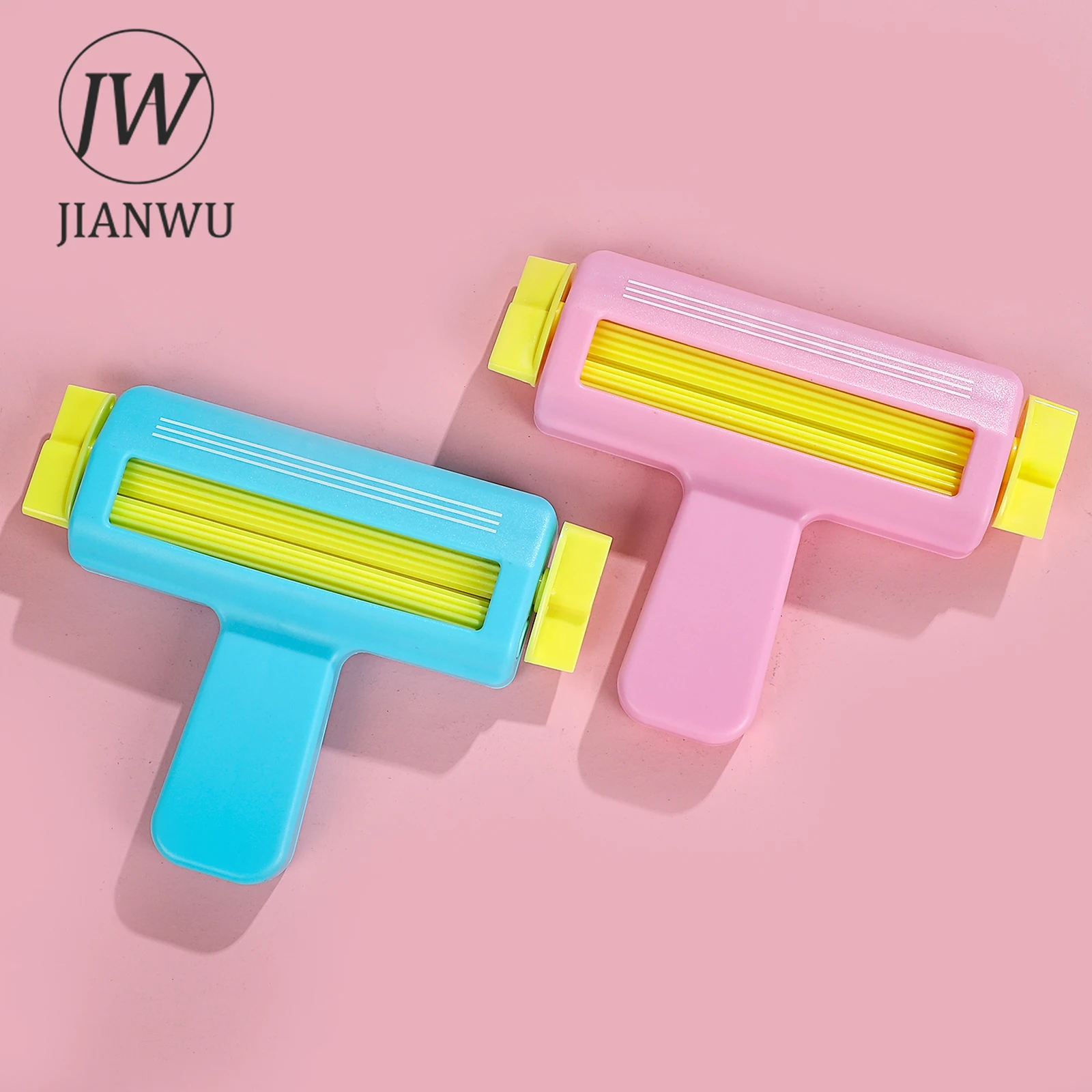 JIANWU-Cute Macaron صانع مواد زهور ملونة ، مكبس أسطواني ، جهاز طباعة ، آلة فنية ورقية ، أدوات مكتبية للطلاب إبداعية تصنعها بنفسك