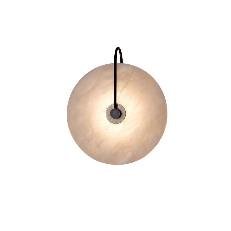 

Diameter 30CM Marble Wall Lamp home decor Wall Decoration Marble Lampshade LED Wall light Fixtures for Home Decor Bedroom