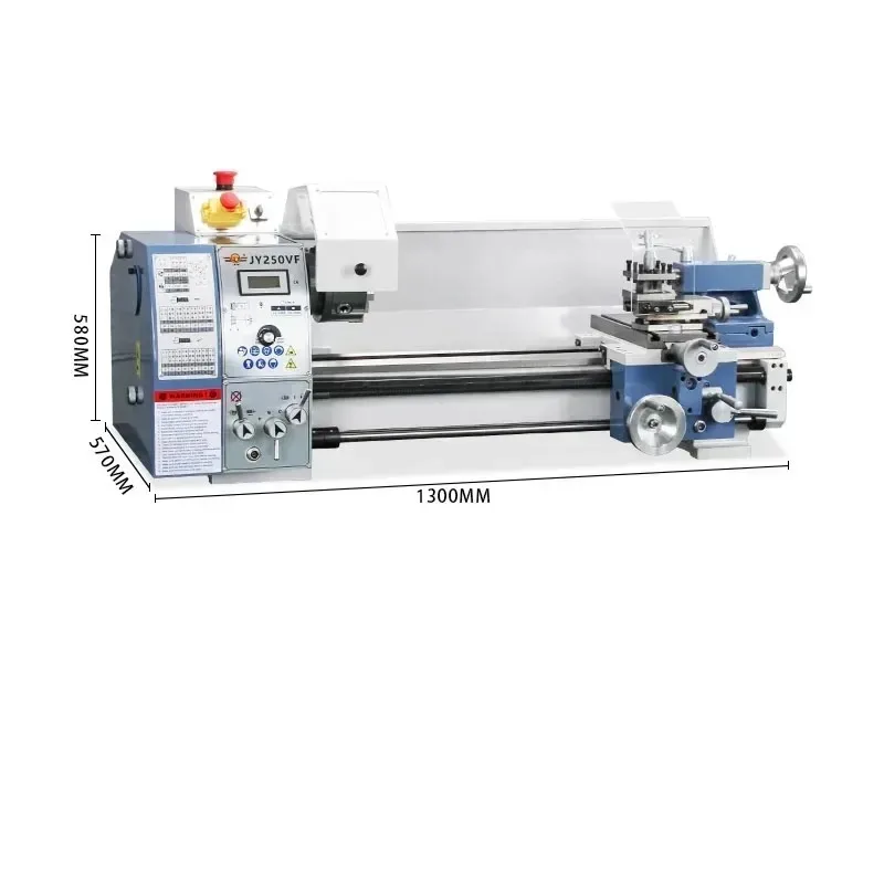 

Precision Small Metal Processing Lathe, Multifunction Home Woodworking Lathe, High Precision Double Pole Lathe, JY250VF