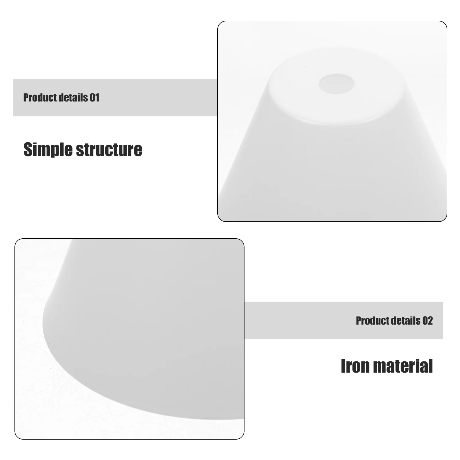 

Decorative Lampshade for The Tabletop Desktop Metal Cover Covers Night Light Shades Small