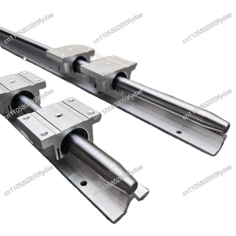 New SBR Linear Guide Set - Cylindrical Optical Axis Slide Table, Load-Bearing Side-Mountable Guide Rail Slider