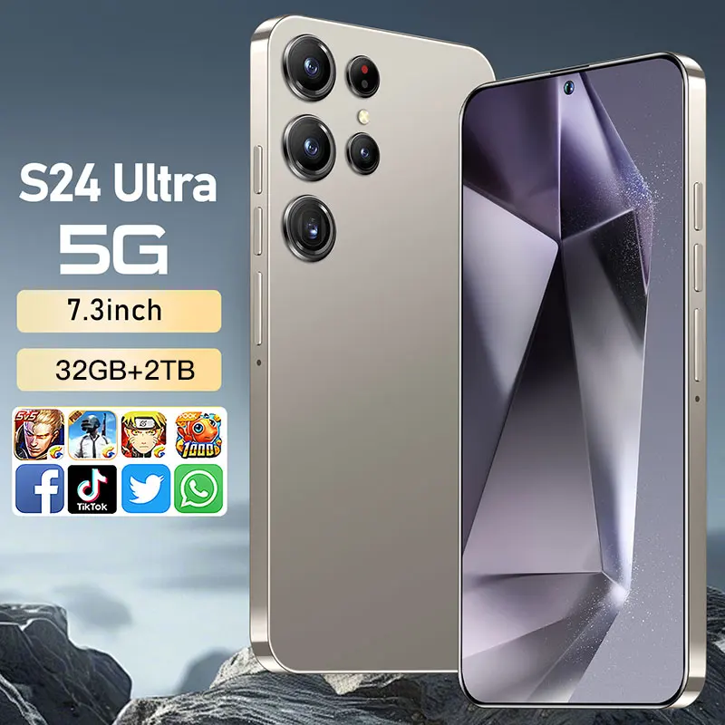 New S26 Ultra Smartphone Original 7.3 Inch 32G+2T Celulares Android Moblie Phones Unlocked 5G Dual Sim Global Version CellPhones