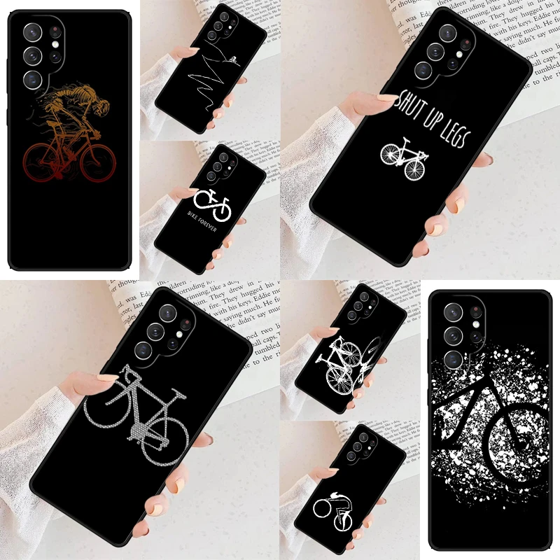 산악 자전거 사이클링 자전거 야외 산 산악 자전거 케이스 삼성 S24 S25 울트라 갤럭시 S23 S22 S21 노트 10 S20 플러스용