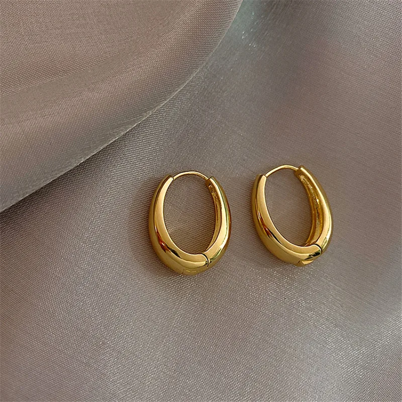 

Charm Metal Ring Women's Earrings Minimalist Design Multifunctional Daily Wear Earrings for Girls Daily Jewelry Accessories