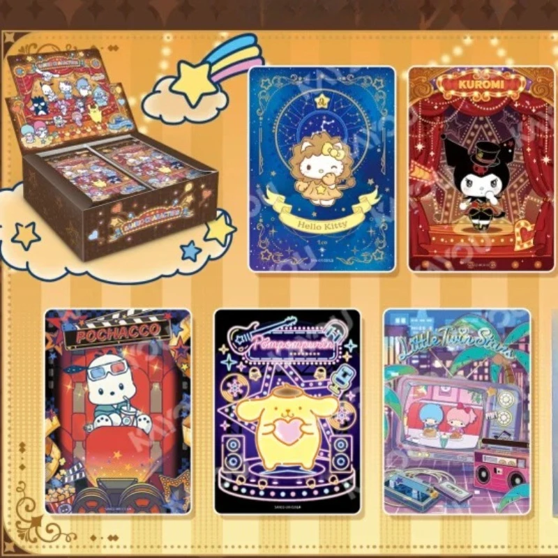 KAYOU Original Box Sanrio Card Family Cute Dream Collection Card Fun Shadow Bag Third Bullet Xingdong Whisper Children's Toys
