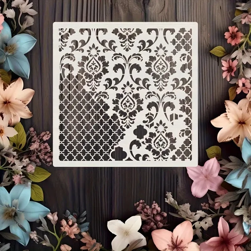 30 * 30cm size diy craft mandala mold for painting stencils stamped photo album embossed paper card on wood, fabric, wall