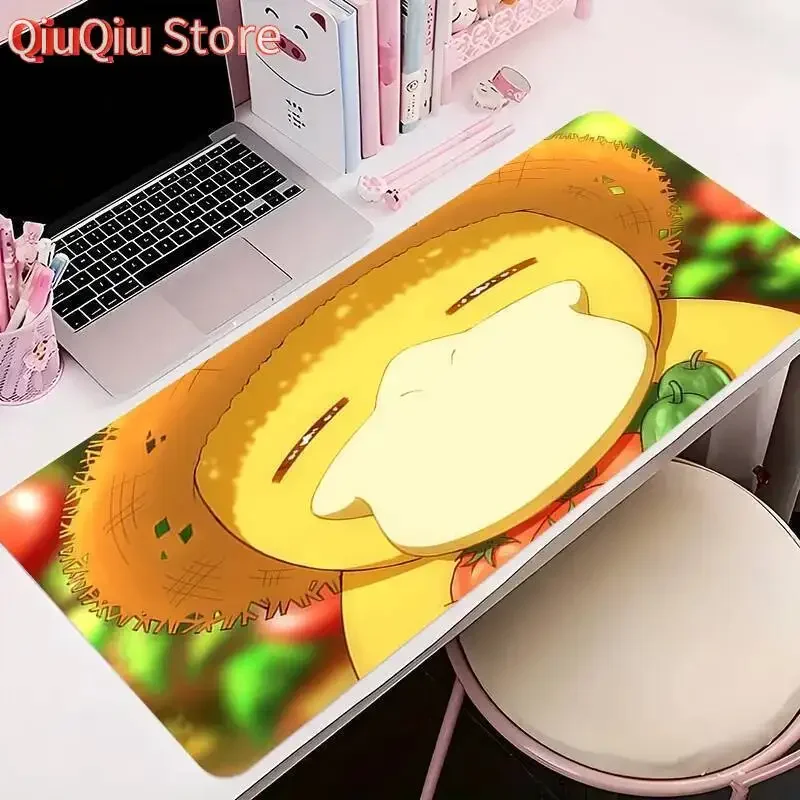 

Cute Totoro Sun Hat Gaming Mouse Pad Large XXL Desk Mat|Anime Non-Slip Stitched Edge Keyboard Pad for Laptop PC Home Office