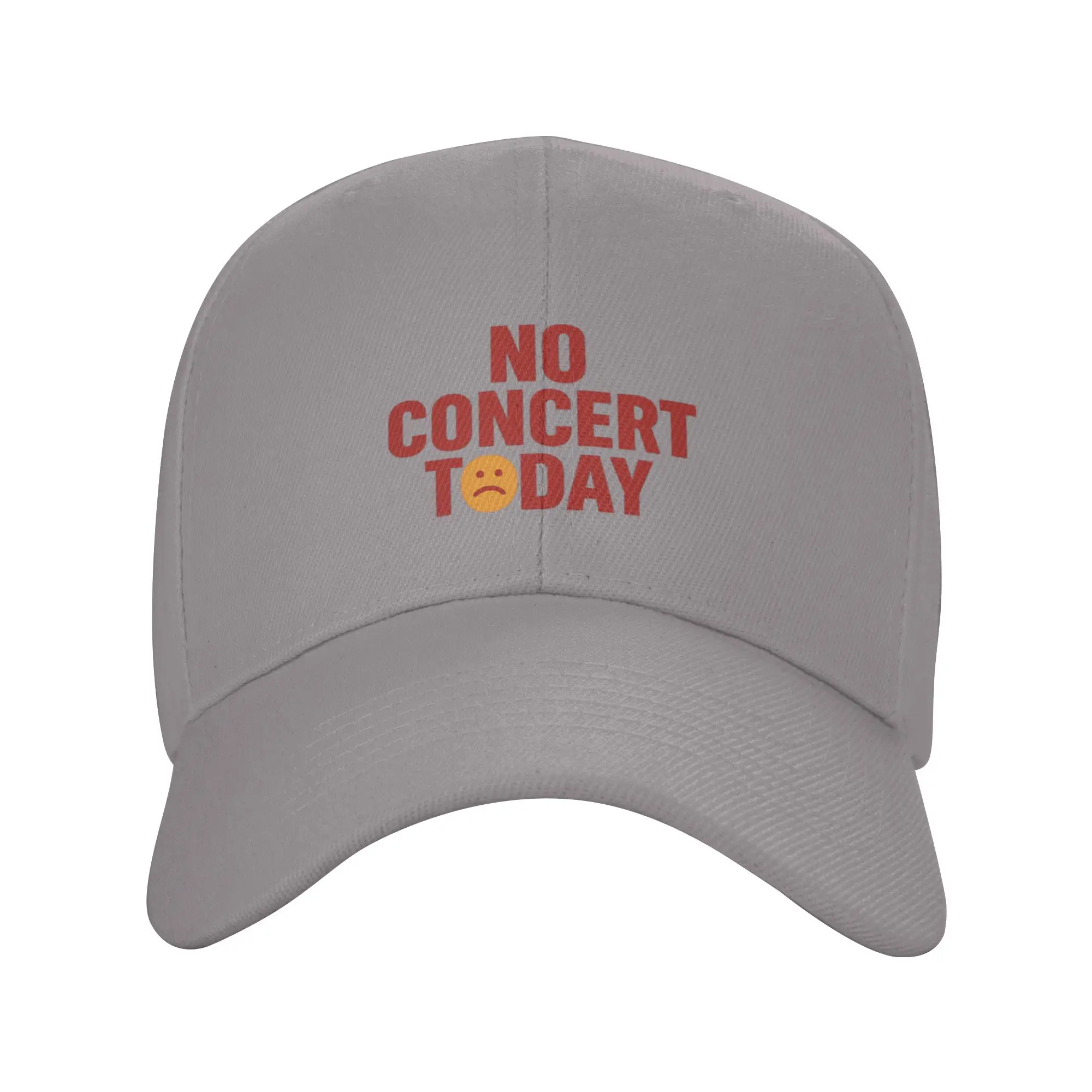 Hot Sale No Concert Today Live Music Concert Lovers Baseball Cap  Sweat Wicking Luxury Cap  Carnival Luxury Cap