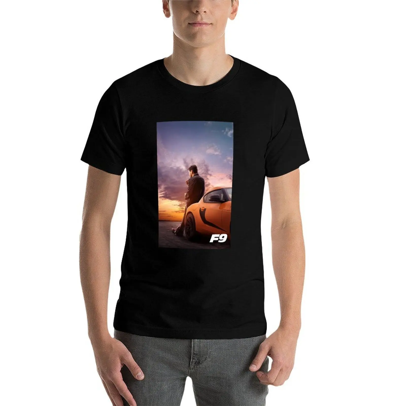 fast and furious 9 T-Shirt Summer Casual Cotton Tee Oversized Streetwear Tops Vintage Graphic Print Loose Fit Short Sleeve - view 4