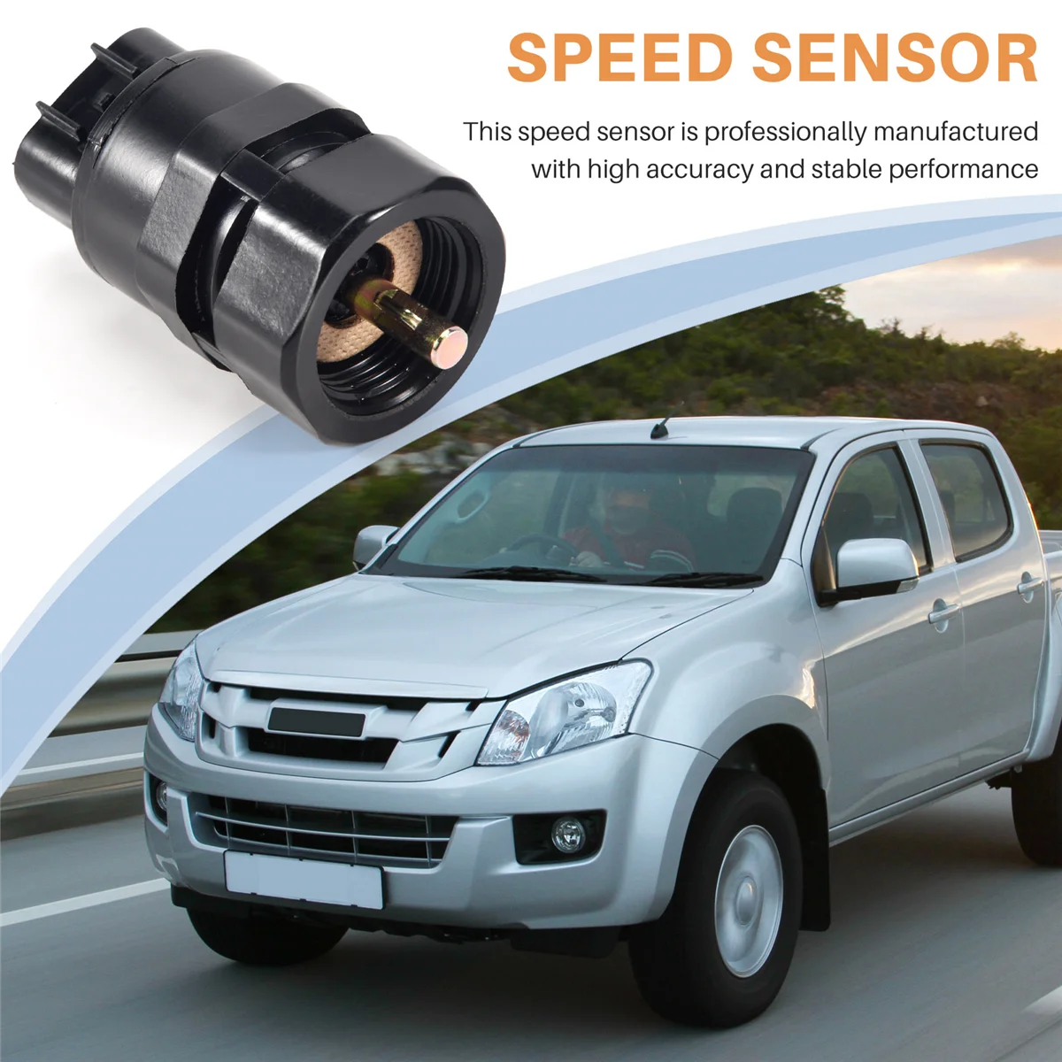 Sensor kecepatan mobil Sensor Odometer untuk Isuzu Qingling 8971297040 mobil