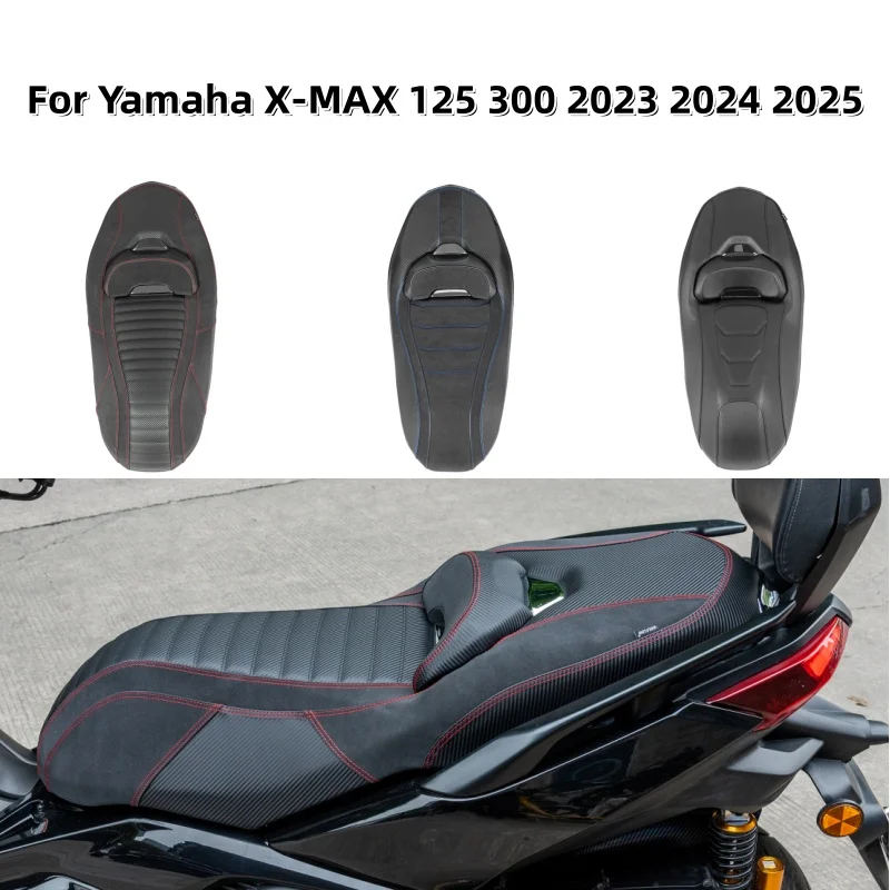 

Motorcycle Front Rider Rear Diver Seat Passenger Complete Saddle Cushion Pillion Pad For Yamaha X-MAX 125 300 2023 2024 2025
