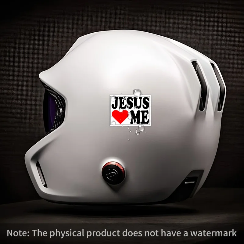 

Водонепроницаемые и прочные наклейки для автомобилей, грузовиков и окон | Креативный дизайн, забавная наклейка на мотоциклетный шлем в форме сердца, Сердце Иисуса