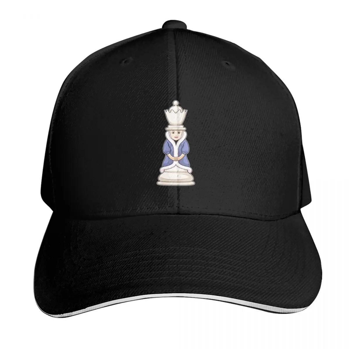 Chess piece Queen Chess Baseball Cap Designer Hat Rave beach hat Christmas Hat For Man Women's