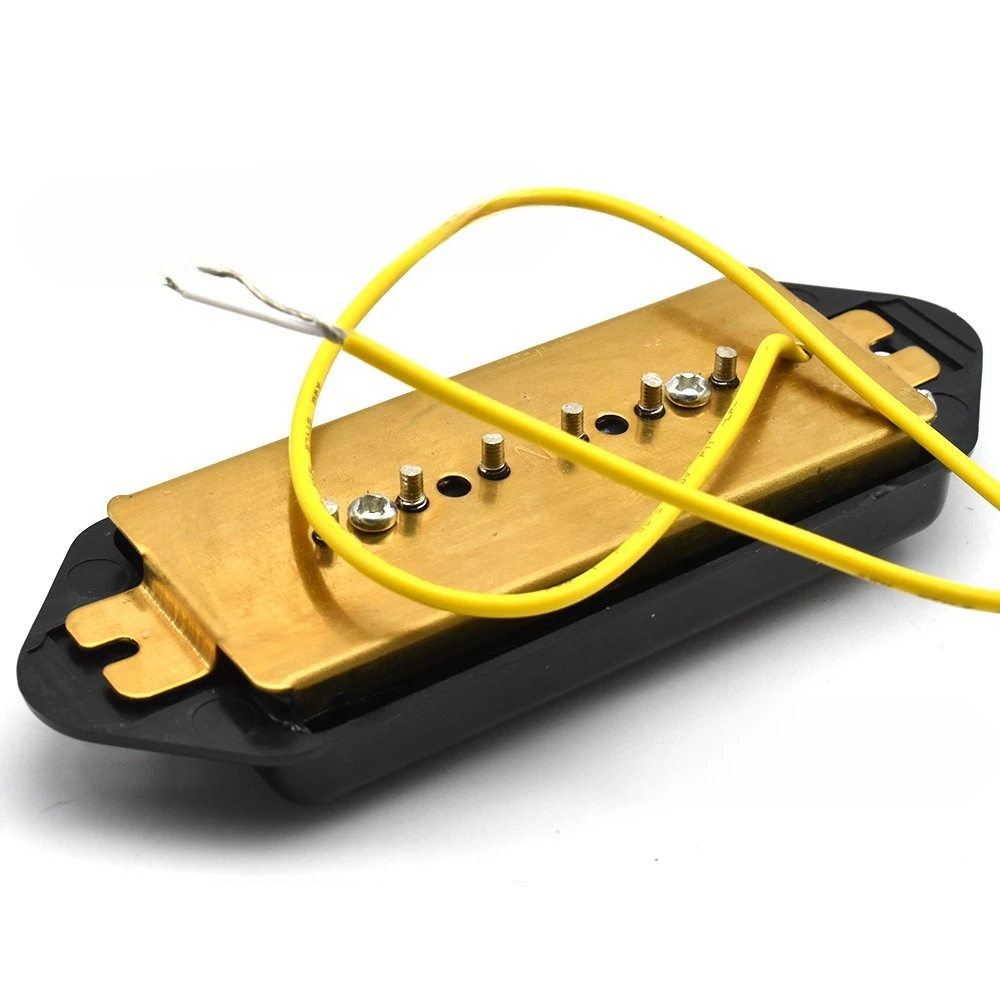6-String Electric Guitar Pickup P90 Soap Bar Pickup with Ears for LP Guitar, Single Coil Pickup with Alnico 5 Magnets