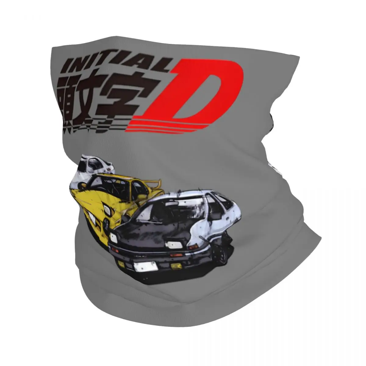 RX7 Sketch Sticker Initial D Bandana Neck Gaiter Motocross Face Scarf Multifunctional Headwear Cycling Unisex Adult All Season