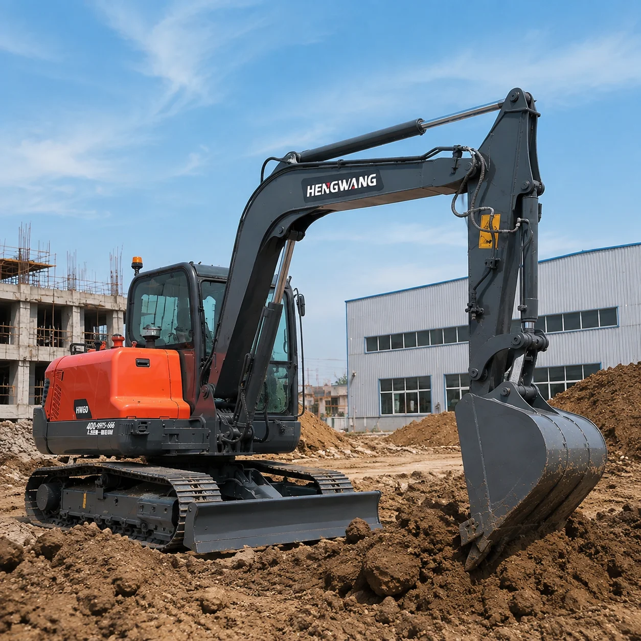 Heavy Duty Excavator 6 Ton Digger Medium And Large Excavators Construction Machinery Heavy Equipment China Factory Direct Sales