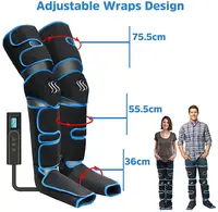 Relaxant électrique des muscles des jambes, 6 modes, récupération par Compression d'air, libération lymphatique, soulage la Fatigue du pied, masseur chauffant pour les jambes 6