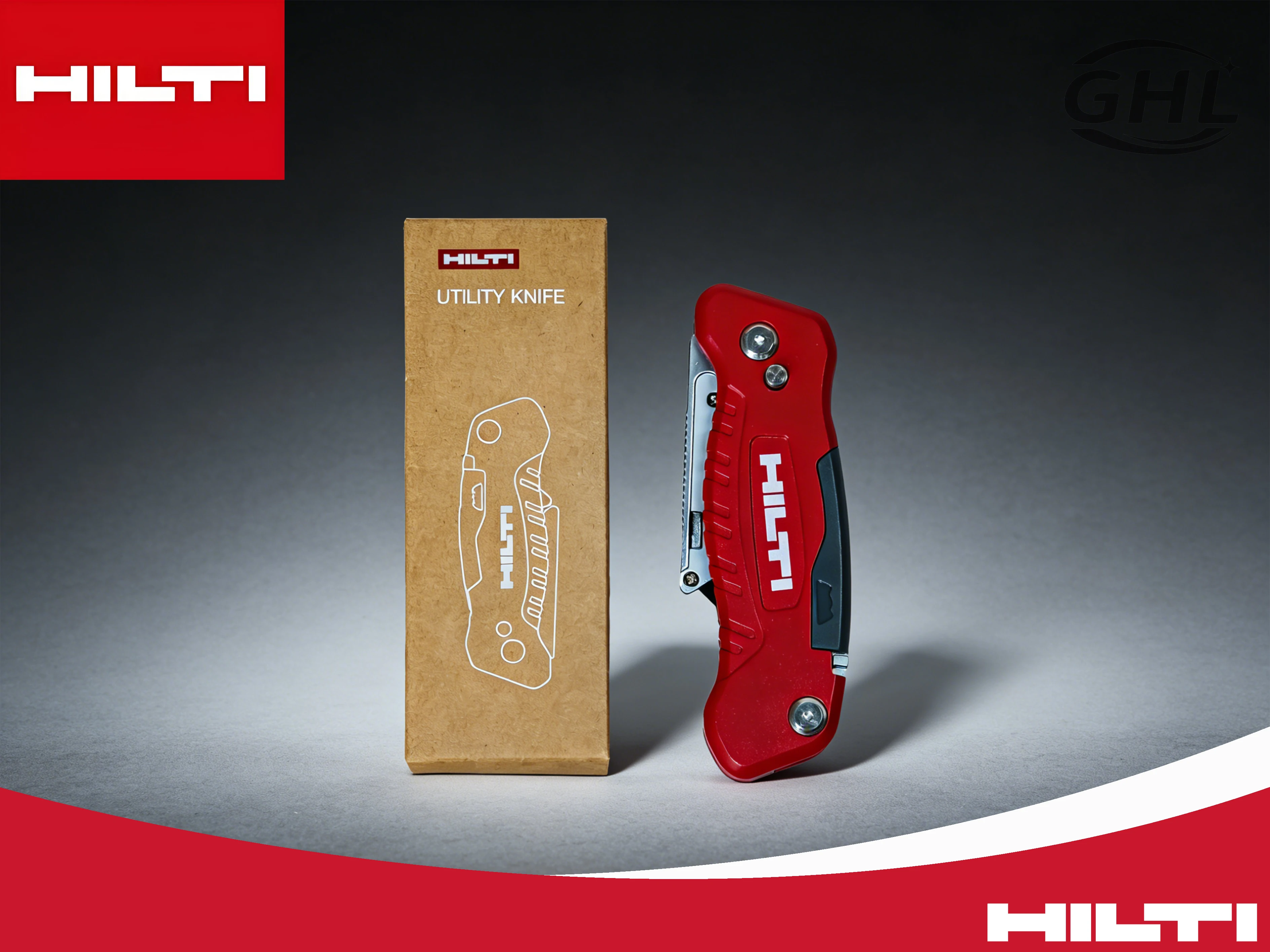 HILTI original wallpaper knife multifunctional knife universal tool - with screwdriver folding knife, cutting paper knife