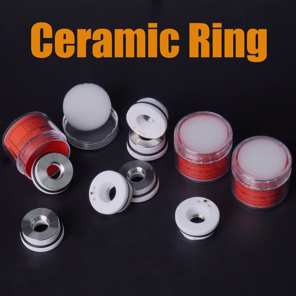 5 قطعة حامل السيراميك بالليزر حلقة D28 D41 D32mm Precitec Raytools الألياف رئيس أجزاء قاطع الضوء BT230 240 BM110 BM114