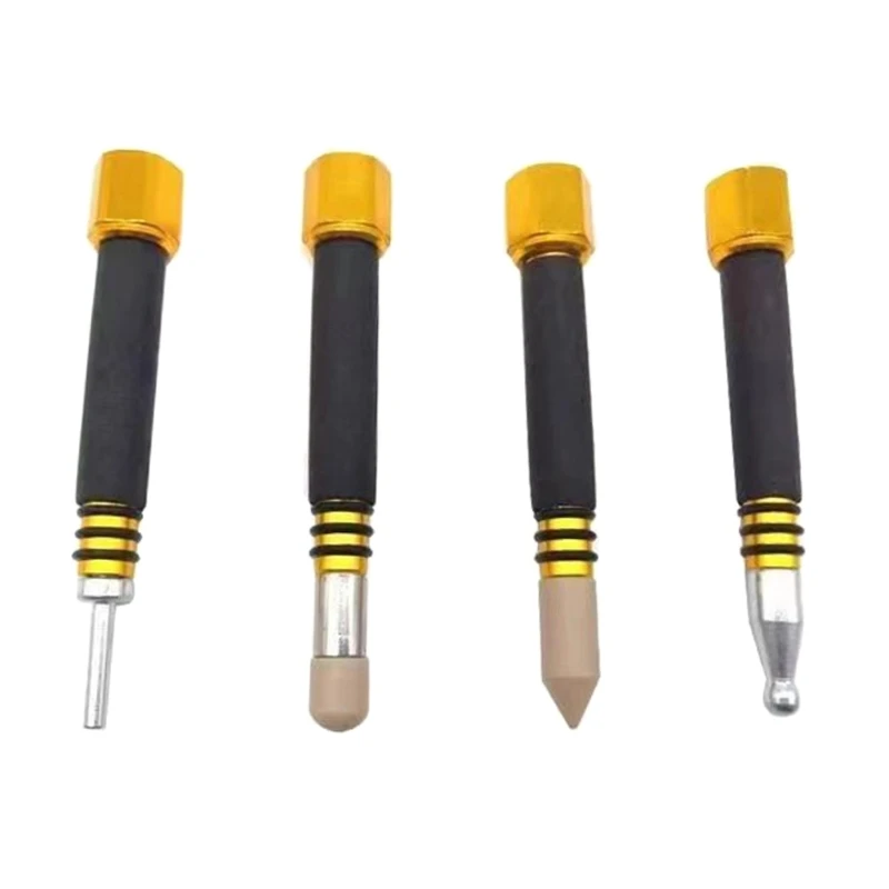 

4PCs Car Body Dent Repair Tool Removable Head Pen Traceless Repair Tool Automobile Body Dent Removal