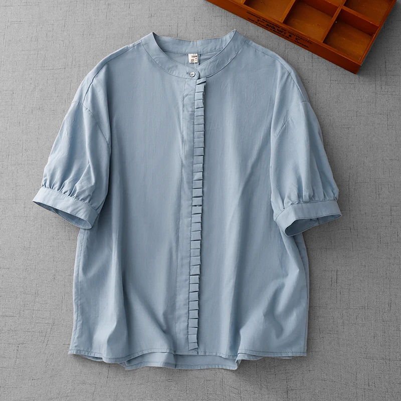 

Оригинальная художественная круглая универсальная женская летняя блузка из чистого хлопка с цветочной кружевной отделкой ort Sve Open Cardigan