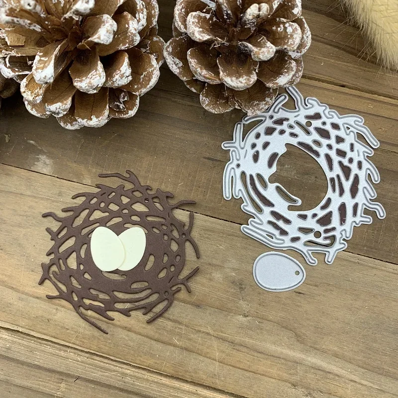 Bird's Nest Egg Metal Cutting Dies Stencils For DIY Scrapbooking Decorative Embossing Handcraft Die Cutting Template
