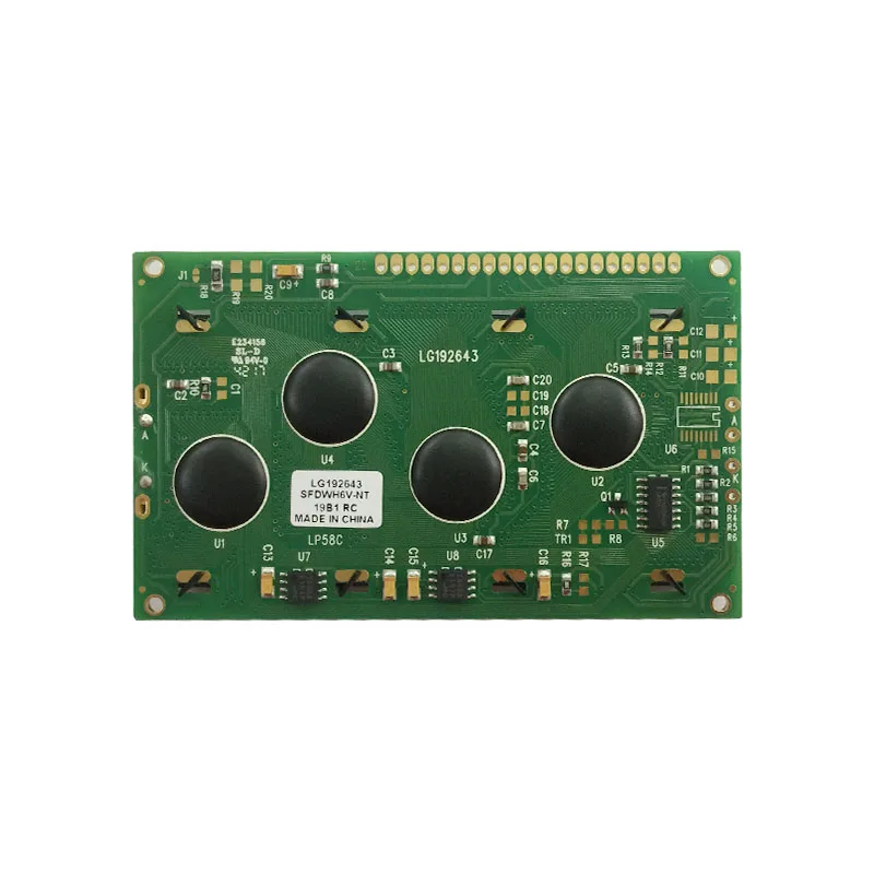 Wyświetlacz LCD 192X64 19264 LCM Graficzny niebiesko-żółty ekran 100*60mm kompatybilny z LM19264A LG192643 WG19264 NT7108 — zdjęcie 5