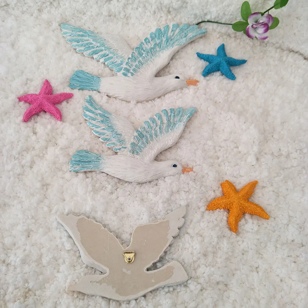 

6 Pcs Decoration Seabird for Photo Wall Seagulls Pendant Hanging Mediterranean Ornament