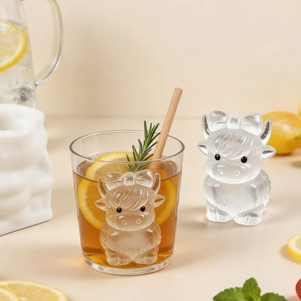 

Highland Ice Cube Mold Silicone Ice Cube Tray Flexible Novelty Ice Cube Maker for Whiskey Cocktails Coffee Dishwasher Safe Reusa