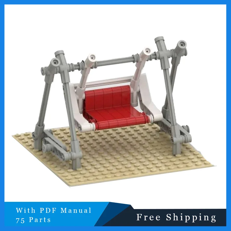 75 parti Street View Building Altalena Modulare Building Block Mattoni Modello Puzzle per bambini Assemblaggio fai da te Regali di compleanno di Natale