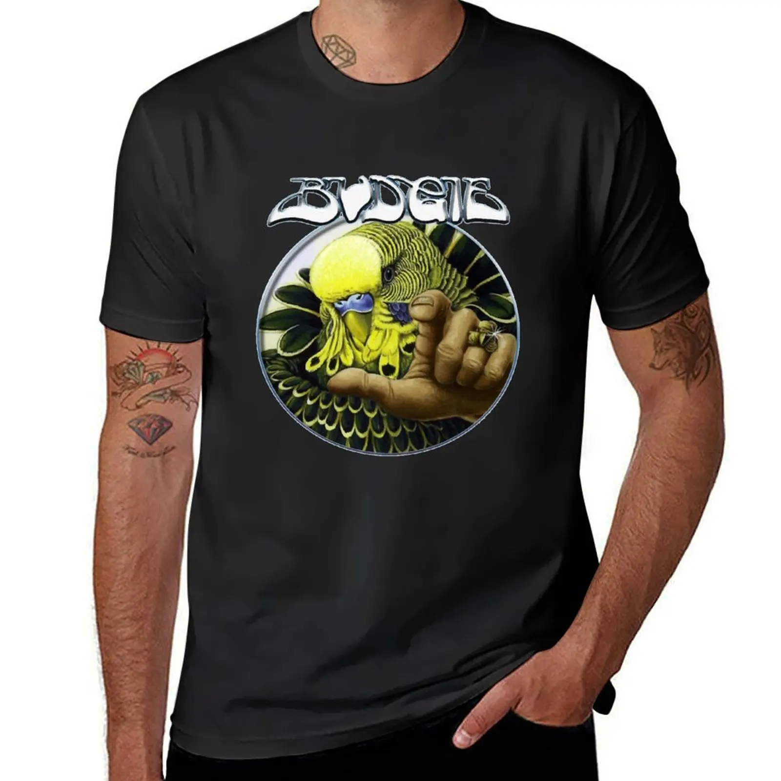 

Budgie-band T-Shirt blanks shirts graphic tees oversized graphic tee men t shirts high quality