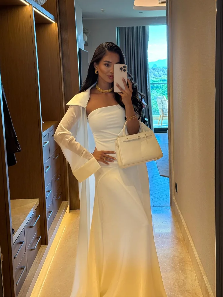 Elegant Satin Modest Maxi Dress product image