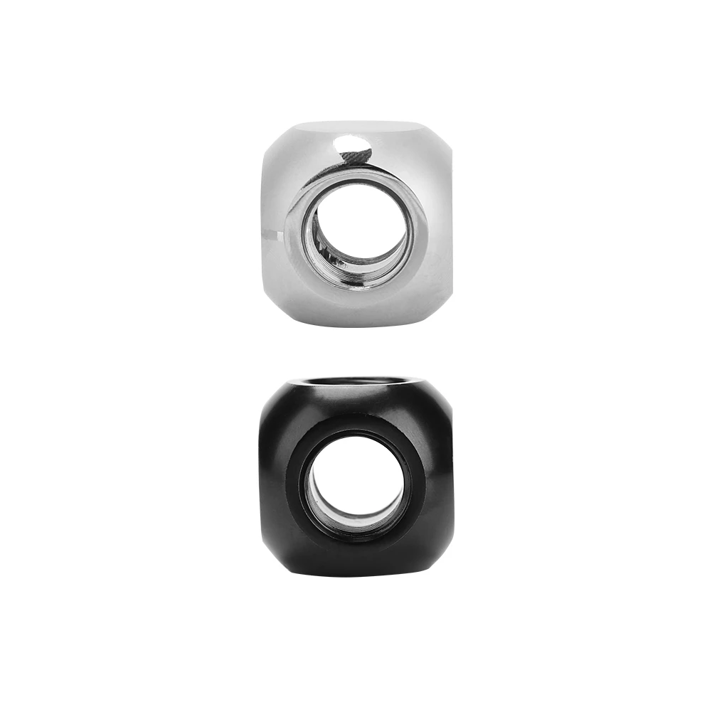 2Colors Computer Water Cooling Fitting Spherical Connector G1/4 Threaded 3 Way Brass Adapter