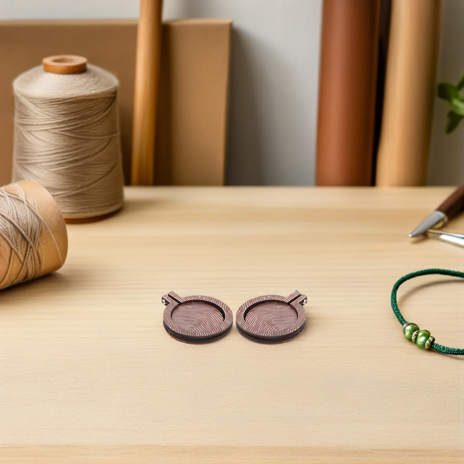 

5 шт. мини круглые деревянные пяльцы для вышивки крестом ювелирные изделия ремесло декоративный дисплей швейные пяльцы для вышивки декоративные