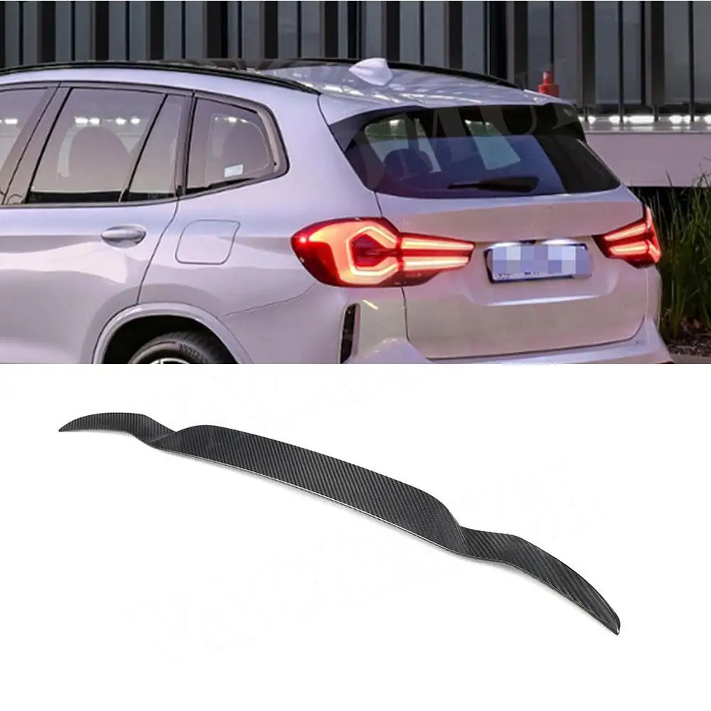 

Dry Carbon Fiber Rear Roof Spoiler Tail Spoiler Wings for BMW iX3 G08i 2022 FRP Rear Roof Spoiler High Quality Body Sit