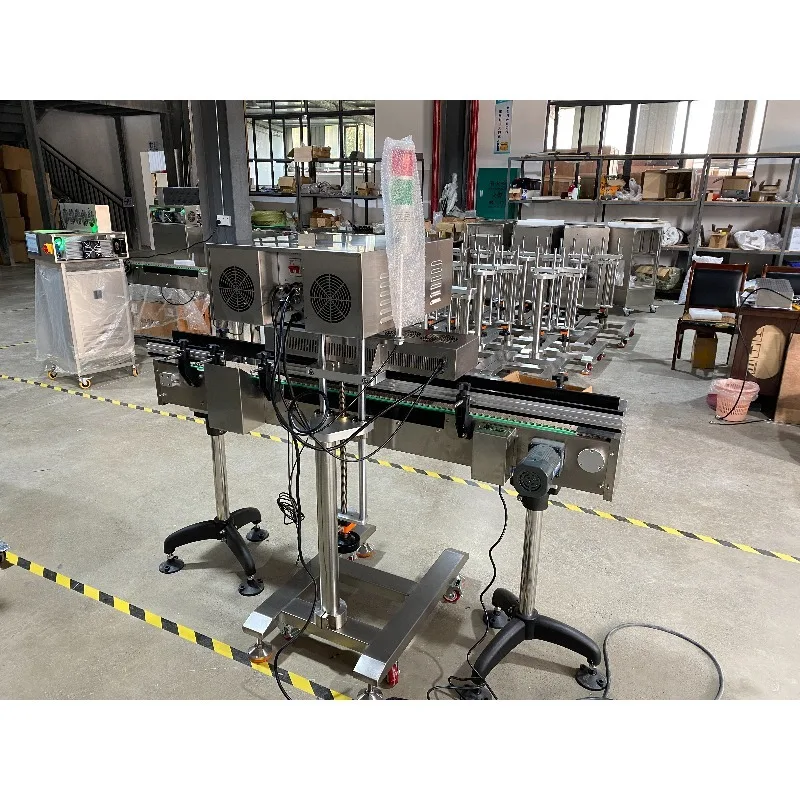 SR-3000A PLUS Seal Liner Heat Induction Sealer High Speed Aluminium   Bottle Cap Seal Machine