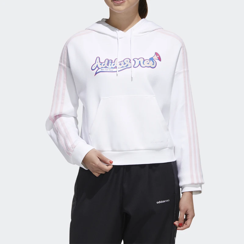 

Женские повседневные шорты свободного покроя Adidas Originals NEO со толстовкой с капюшоном GP5864