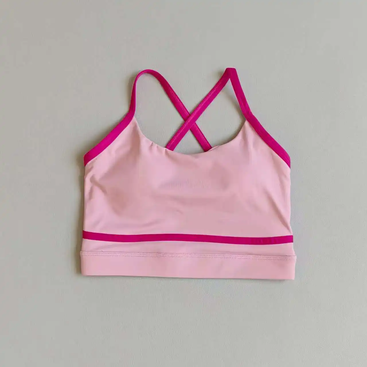 Stoßfester Push-Up-Sport-BH für Damen, schnelltrocknend, Lauf- und Yoga-Top, sexy Rückenfreies Fitness-Oberteil – Detail 5