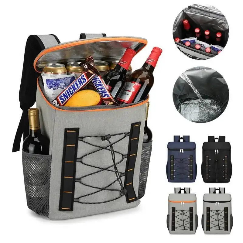 

Newest Multifunctional Outdoor Double Shoulder Bag Camping Picnic Cooler Backpack Large Capacity Ice Pack Backpack
